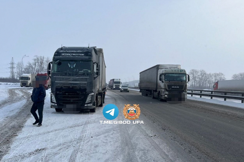 В Уфе 35-летняя женщина попала под колеса грузовика