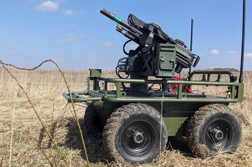 Украинские наземные роботы получат автоматические гранатометы