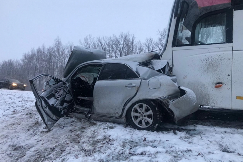 ДТП на трассе вблизи Данкова унесло жизни двух человек