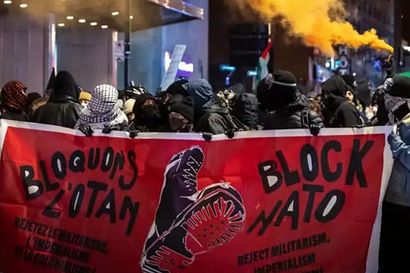 В Монреале акции протеста против НАТО перерастают в беспорядки