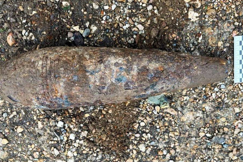 В Уфе под деревом обнаружили мину времен Великой Отечественной войны