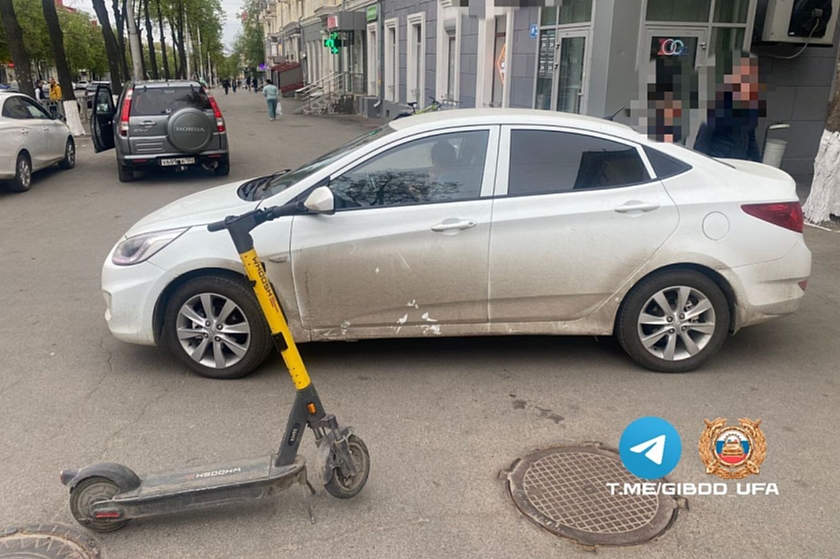 В Уфе произошло дорожное происшествие: наезд на 12-летнего подростка
