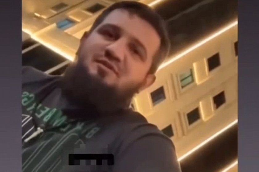 Предполагаемый участник инцидента с военной полицией записал видео из Чечни